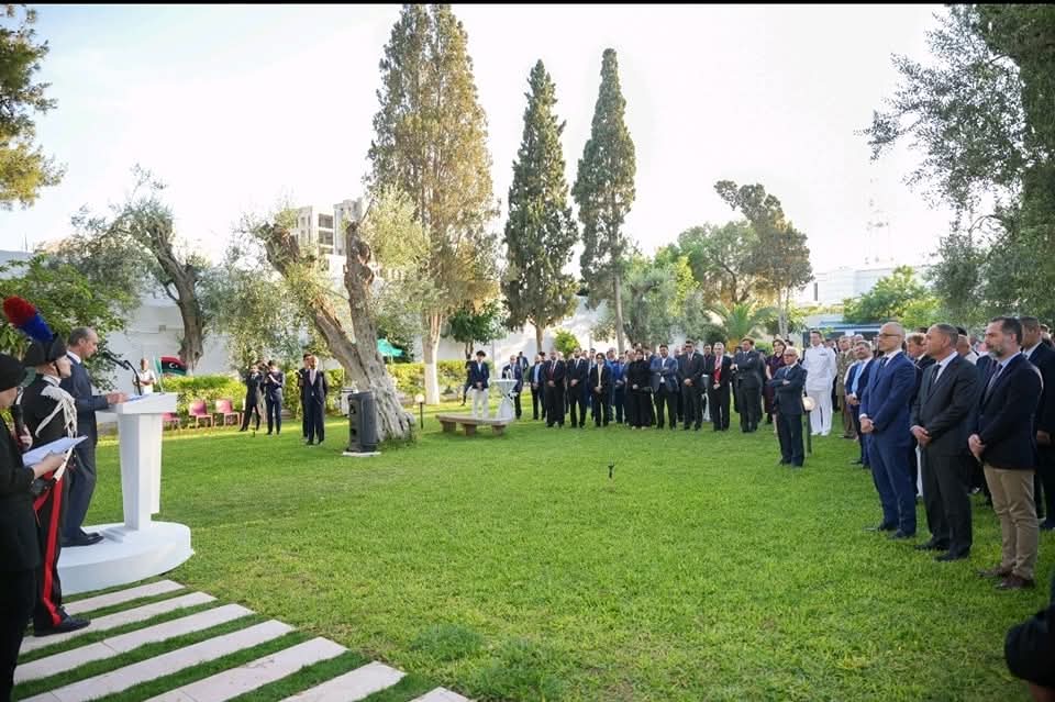 الباعور يشارك في حفل إحياء عيد الجمهورية الإيطالية بـ ليبيا