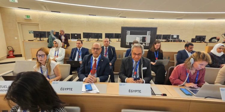 فعاليات مؤتمر العمل الدولي المنعقد في قصر الأمم المتحدة بجنيف