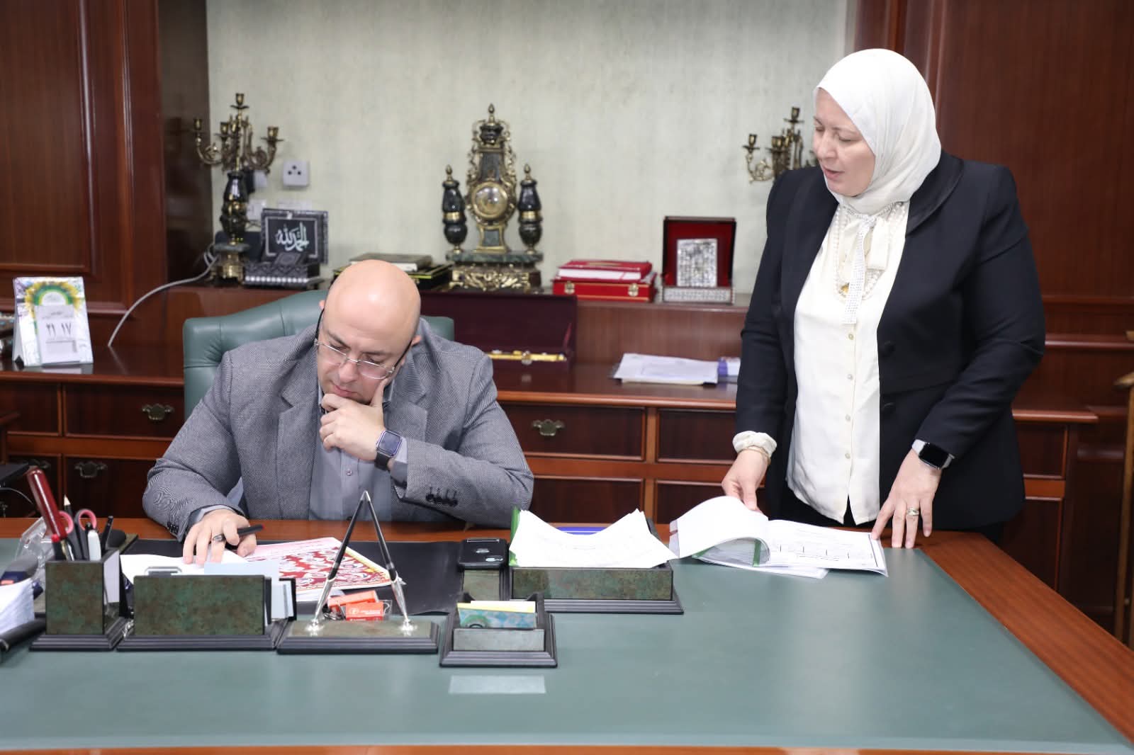 محافظ بني سويف يعتمد نتيجة امتحانات الفصل الدراسي الثاني للشهادة الإعدادية بنسبة75.13 % 