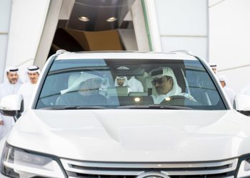 أمير قطر ورئيس الإمارات يبحثان الأوضاع بالمنطقة وعلاقات التعاون