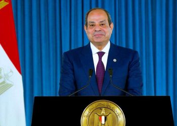 الرئيس السيسي أثناء إلقاء كلمة الذكرى الـ 12 من ثورة 30 يونيو المجيدة