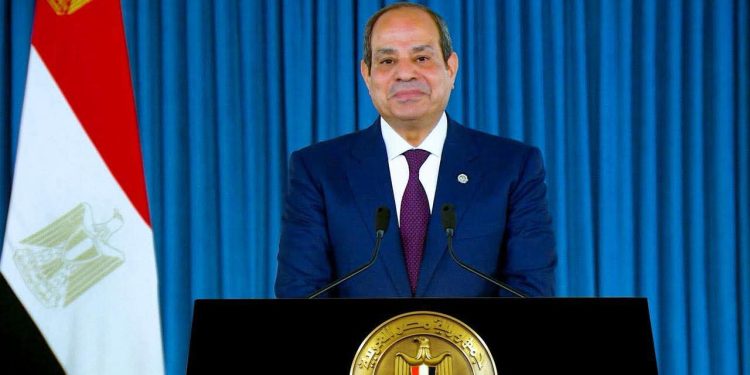 الرئيس السيسي أثناء إلقاء كلمة الذكرى الـ 12 من ثورة 30 يونيو المجيدة