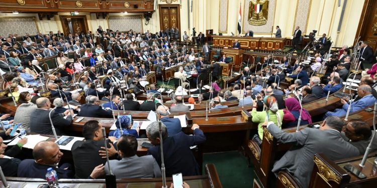 جانب من انعقاد الجلسة العامة لمجلس النواب اليوم