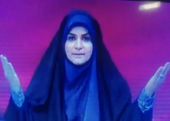 مذيعة كانت علي الهواء اثناء قصف مبني الإذاعة والتلفزيون الإيراني