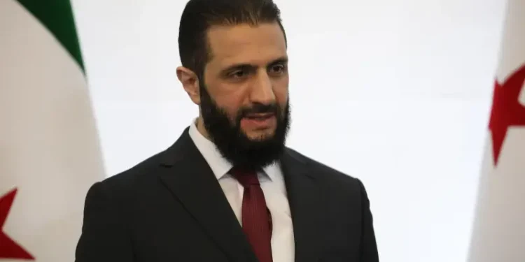 الرئيس السوري أحمد الشرع