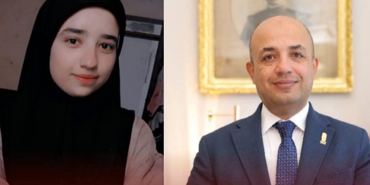 إسماعيل موسي رئيس مؤسسة أولاد الخير يكرم سابع الثانوية الأزهرية