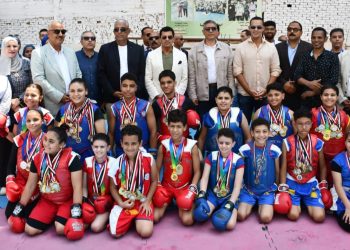 وزير الرياضة يكرم أبطال أكاديمية جودي سبورت بعد تألقهم في بطولة القاهرة للكونغ فو