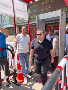 محمود أبو عزوز يحشد المواطنين أثناء اعاده الشيوخ 
