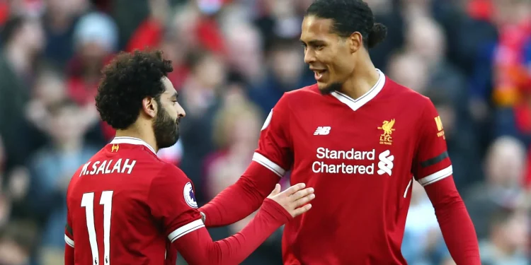 محمد صلاح وفان دايك