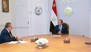 إجتماع الرئيس السيسي مع محافظ البنك المركزي
