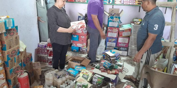 حملة تموين بني سويف على المخابز والمحلات والبدالين