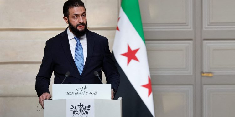 الرئيس السوري أحمد الشرع