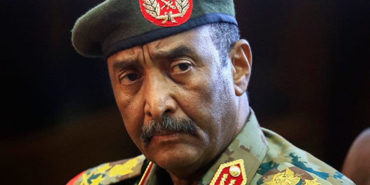 الفريق أول عبدالفتاح البرهان رئيس مجلس السيادة السوداني