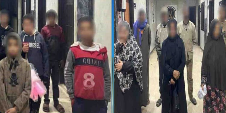 ضبط 11رجل وسيدة لإستغلالهم الأطفال في التسول