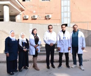 وزير الصحة بجولتة بمستشفى الواسطى ببني سويف