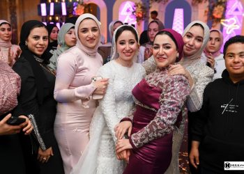 تهنئة من رجل الأعمال أمجد أبو هشيمة بمناسبة زفاف العروسين نهى والمهندس وائل