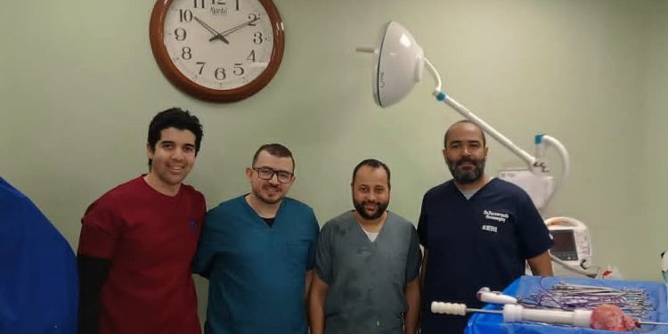 إستخدام منظار البطن في إستئصال الرحم والمبيضين بمستشفى تأمين بني سويف