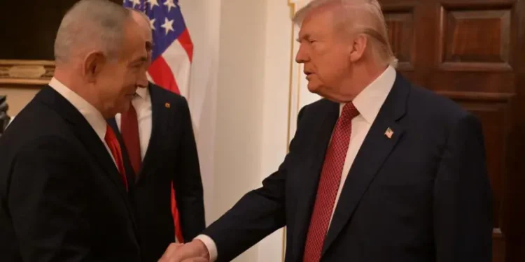 نتنياهو يلتقي ترامب بالبيت الأبيض