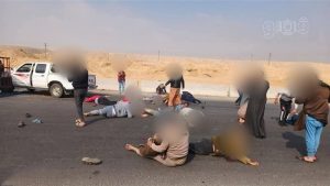 حادث تصادم سيارتين ببني سويف 
