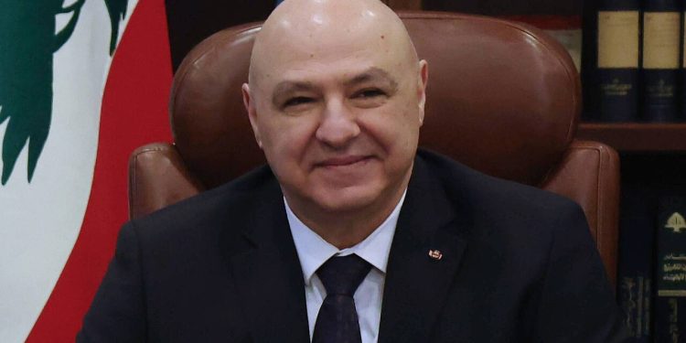 الرئيس اللبنانى العماد جوزاف عون