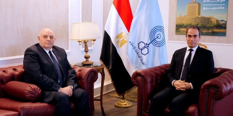 المسلماني يستقبل عبدالرحمن البسيوني الرئيس الجديد للإذاعة المصرية للإذاعالبسيوني
