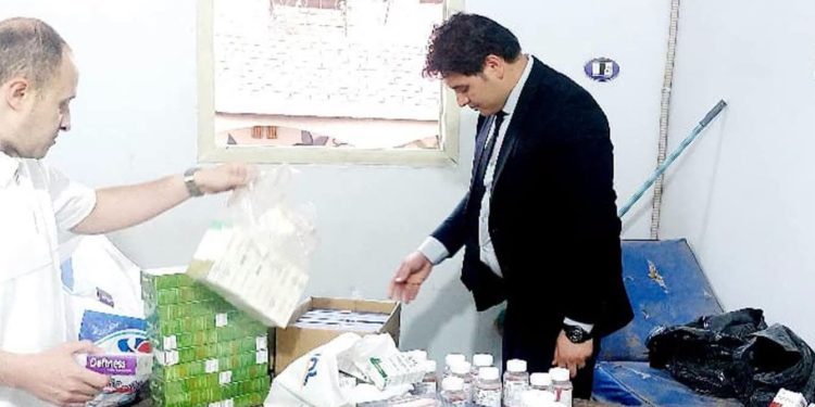 صحة بني سويف تضبط مركز تغذية يديره فني تمريض بدون ترخيص وعيادة أطفال منتهية الترخيص بسمسطا